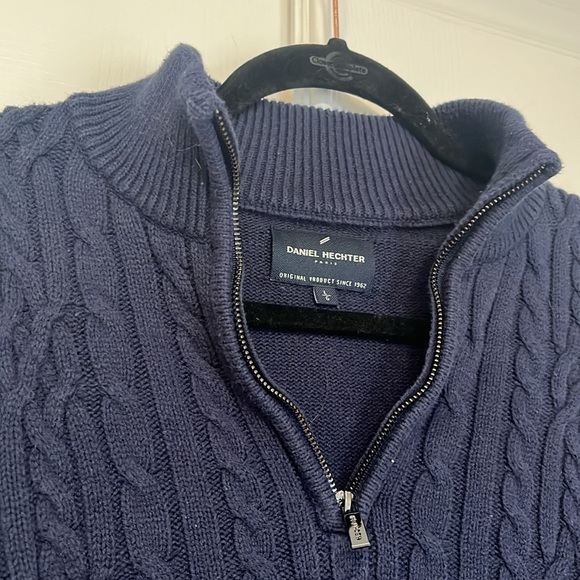 Men’s Quarter Zip Sweater - Picture 2 of 5